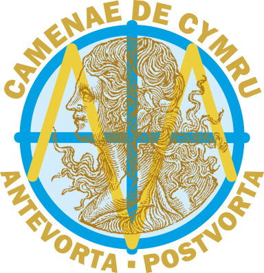 Camenae de Cymru logo